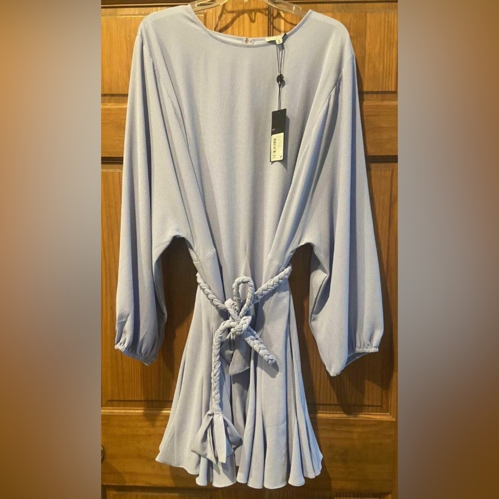 NWT! Gianni Bini blue dress with rope style belt Sz xl